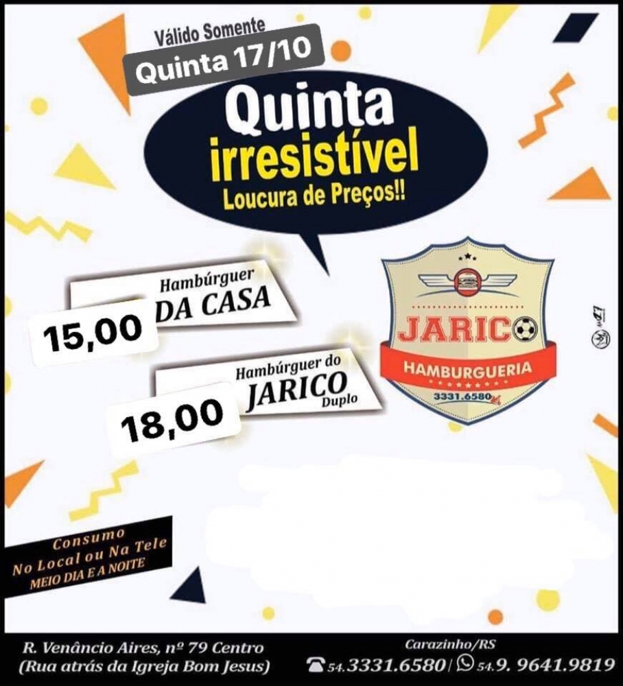 Promoção Jarico